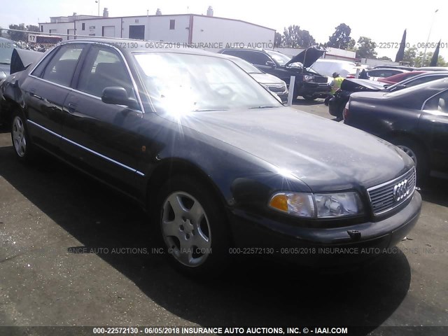 WAUBG34D1XN000599 - 1999 AUDI A8 QUATTRO GRAY photo 1