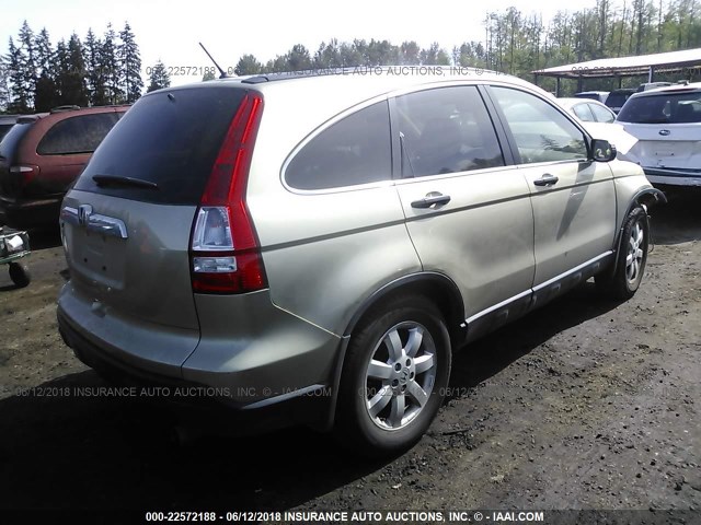JHLRE48508C069381 - 2008 HONDA CR-V EX შამპანური ფოტო 4
