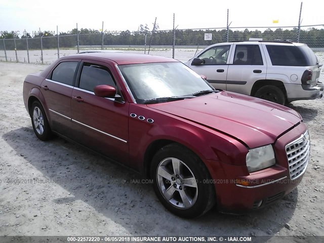 2C3KA53G27H811076 - 2007 CHRYSLER 300 TOURING RED photo 1