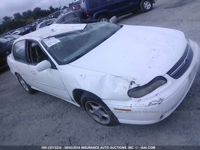 1G1NE52JX3M506807 - 2003 CHEVROLET MALIBU LS WHITE photo 1