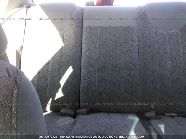 1G1NE52JX3M506807 - 2003 CHEVROLET MALIBU LS WHITE photo 8