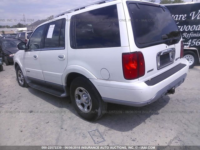 5LMFU28A41LJ07116 - 2001 LINCOLN NAVIGATOR 白色 照片 3
