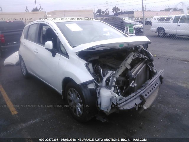 3N1CE2CP9EL408254 - 2014 NISSAN VERSA NOTE S/S PLUS/SV/SL WHITE photo 1