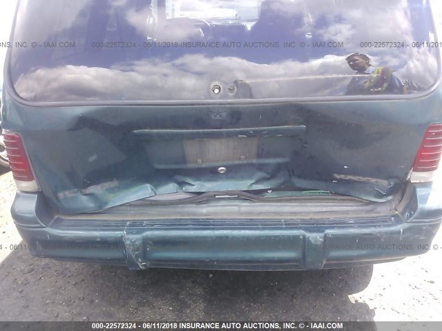 2P4GH2537SR372087 - 1995 PLYMOUTH VOYAGER GREEN photo 6