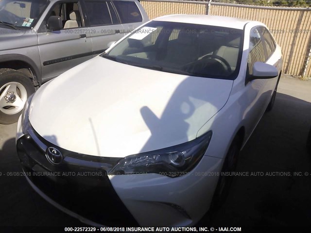 4T1BF1FK4FU017466 - 2015 TOYOTA CAMRY LE/XLE/SE/XSE WHITE photo 2