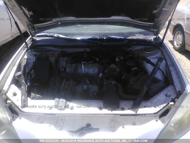 2G2WP522441125079 - 2004 PONTIAC GRAND PRIX GT SILVER photo 10