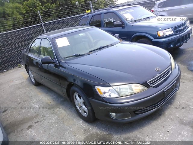 JT8BF28G5Y5077366 - 2000 LEXUS ES 300 BLACK photo 1