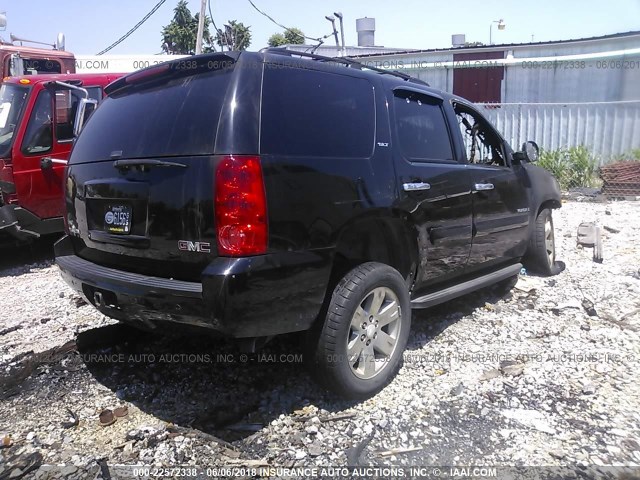 1GKFK130X8J145854 - 2008 GMC YUKON BLACK photo 4