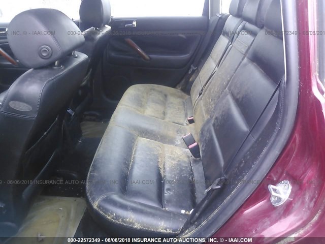 WVWRH63B01E149495 - 2001 VOLKSWAGEN PASSAT GLX 栗色 照片 8