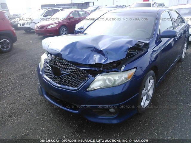 4T1BF3EK8AU538079 - 2010 TOYOTA CAMRY SE/LE/XLE 蓝色 照片 6