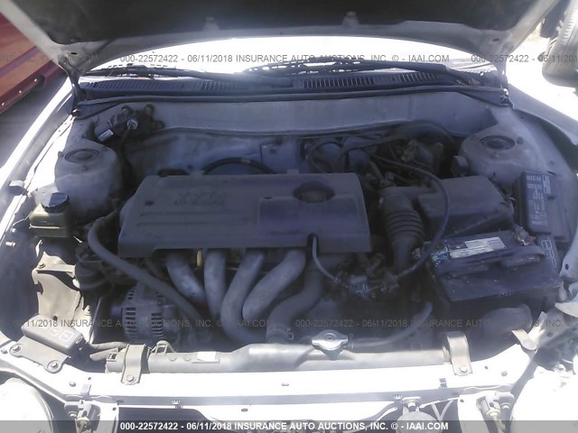 1NXBR12E2YZ335774 - 2000 TOYOTA COROLLA VE/CE/LE 灰色 照片 10