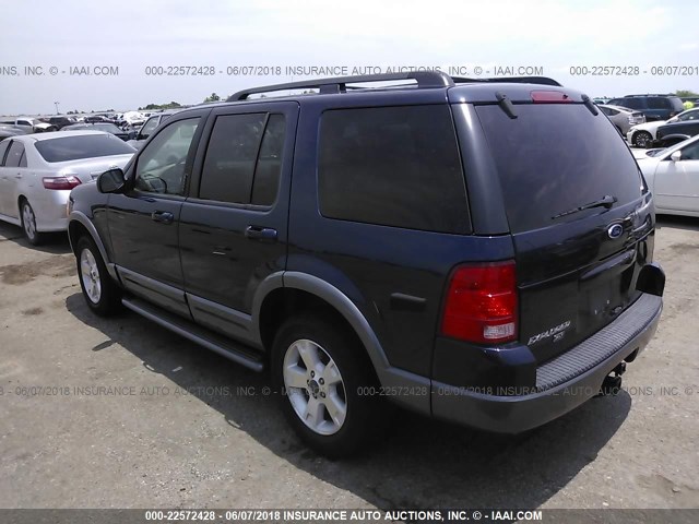 1FMZU73K33UA44214 - 2003 FORD EXPLORER XLT/XLT SPORT/NBX 蓝色 照片 3