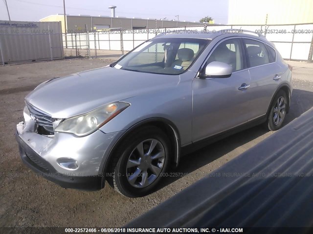 JNKAJ09E88M304406 - 2008 INFINITI EX35 JOURNEY SILVER photo 2