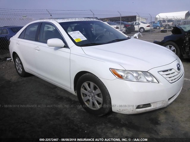 4T1BE46K99U834361 - 2009 TOYOTA CAMRY SE/LE/XLE WHITE photo 1