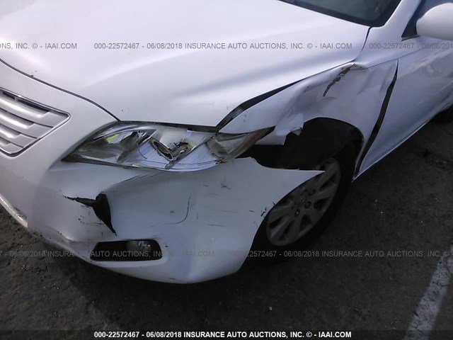 4T1BE46K99U834361 - 2009 TOYOTA CAMRY SE/LE/XLE WHITE photo 6