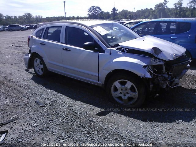 1B3HB48B38D652739 - 2008 DODGE CALIBER SXT SILVER photo 1