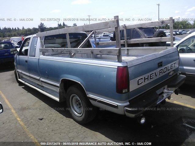 2GCFC29K0J1249583 - 1988 CHEVROLET GMT-400 C2500 GRAY photo 3