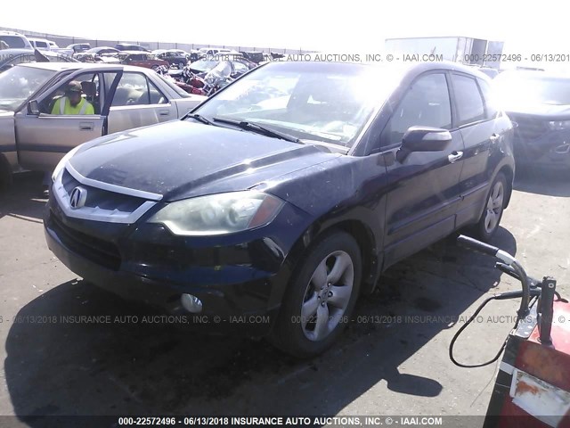 5J8TB18547A007651 - 2007 ACURA RDX TECHNOLOGY BLACK photo 2