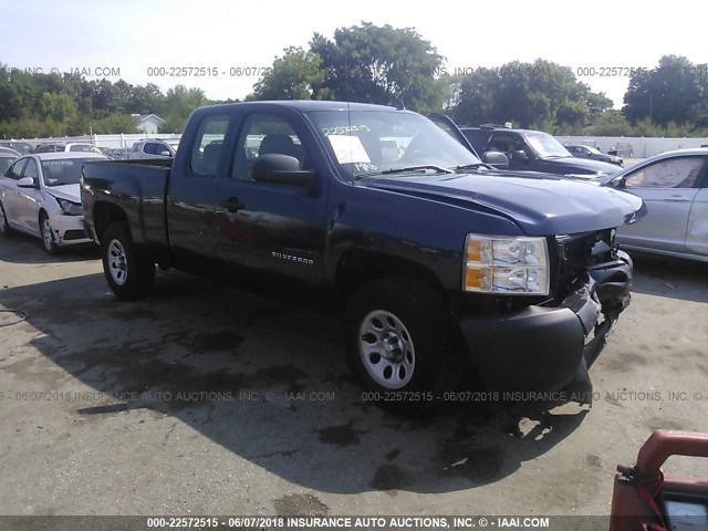 1GCEC19X29Z289619 - 2009 CHEVROLET SILVERADO C1500 BLUE photo 1