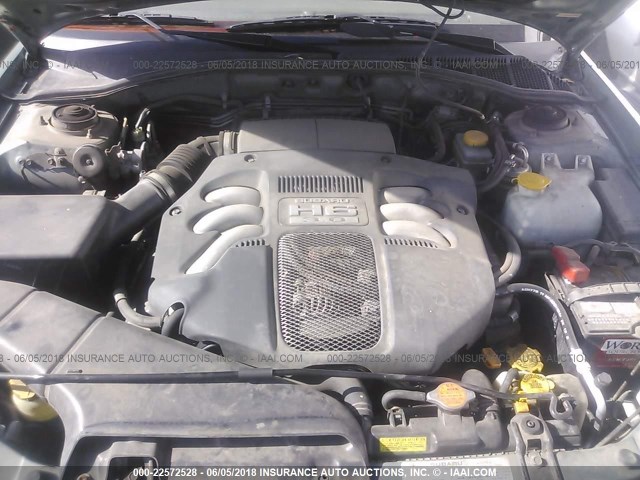 4S3BH896137603140 - 2003 SUBARU LEGACY OUTBACK H6 3.0 VDC Կանաչ լուսանկար 10