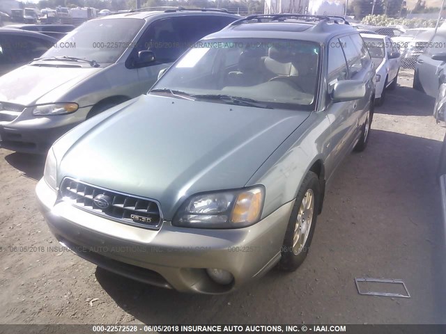 4S3BH896137603140 - 2003 SUBARU LEGACY OUTBACK H6 3.0 VDC Կանաչ լուսանկար 2
