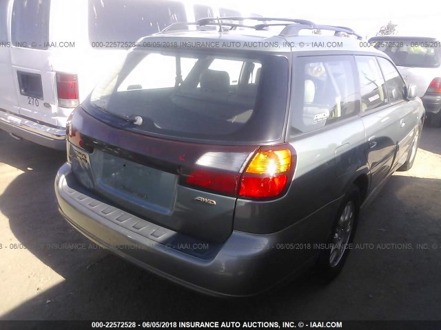 4S3BH896137603140 - 2003 SUBARU LEGACY OUTBACK H6 3.0 VDC Կանաչ լուսանկար 4