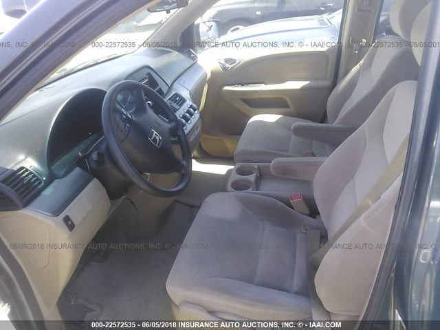 5FNRL38296B113915 - 2006 HONDA ODYSSEY LX GRAY photo 5