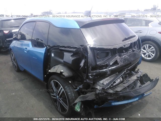 WBY1Z8C3XHV892334 - 2017 BMW I3 REX Көк фото 3