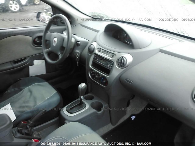 1G8AJ52F95Z166398 - 2005 SATURN ION LEVEL 2 BLACK photo 5