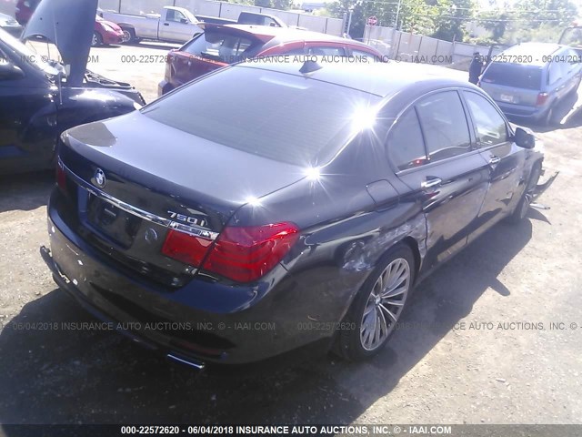 WBAKA83519CY33309 - 2009 BMW 750 I BLACK photo 4