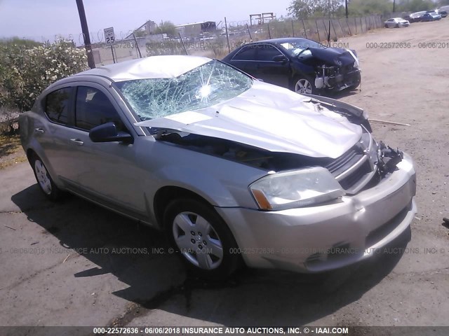 1B3LC46B59N569268 - 2009 DODGE AVENGER SE/SXT GOLD photo 1