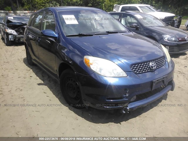 2T1KR32E23C132485 - 2003 TOYOTA COROLLA MATRIX XR BLUE photo 1