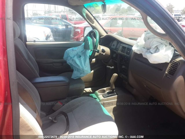 5TEGN92N73Z158403 - 2003 TOYOTA TACOMA DOUBLE CAB PRERUNNER MAROON photo 5