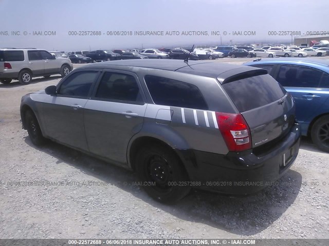 2D4FV47T28H167666 - 2008 DODGE MAGNUM GRAY photo 3