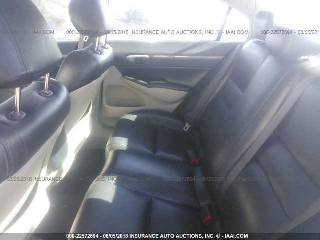 JHMFA36238S004821 - 2008 HONDA CIVIC HYBRID GRAY photo 8