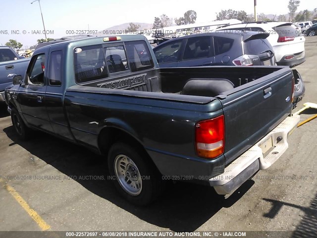 1FTCR14A6SPA69653 - 1995 FORD RANGER SUPER CAB GREEN photo 3