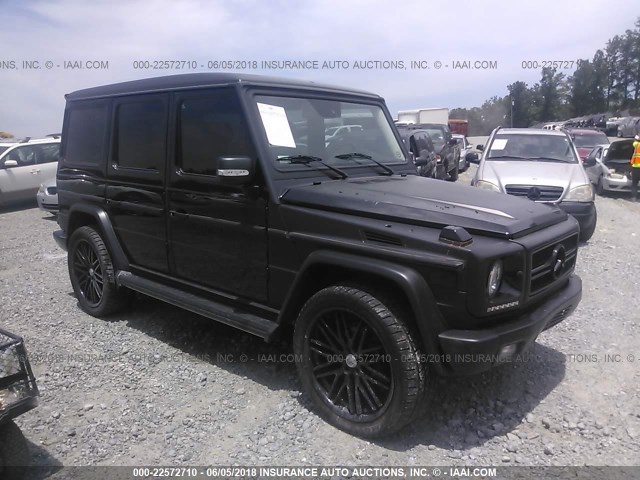 WDCYR49E85X158464 - 2005 MERCEDES-BENZ G 500 BLACK photo 1