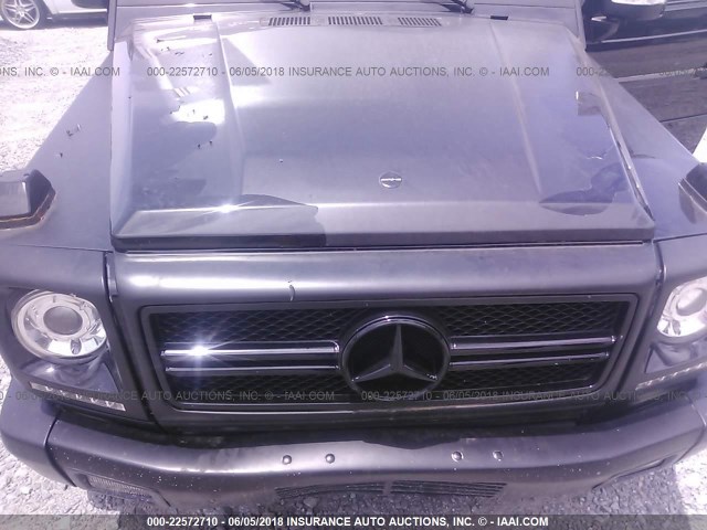 WDCYR49E85X158464 - 2005 MERCEDES-BENZ G 500 BLACK photo 10