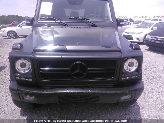 WDCYR49E85X158464 - 2005 MERCEDES-BENZ G 500 BLACK photo 6