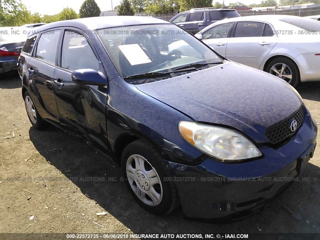 2T1KR32E33C026434 - 2003 TOYOTA COROLLA MATRIX XR BLUE photo 1