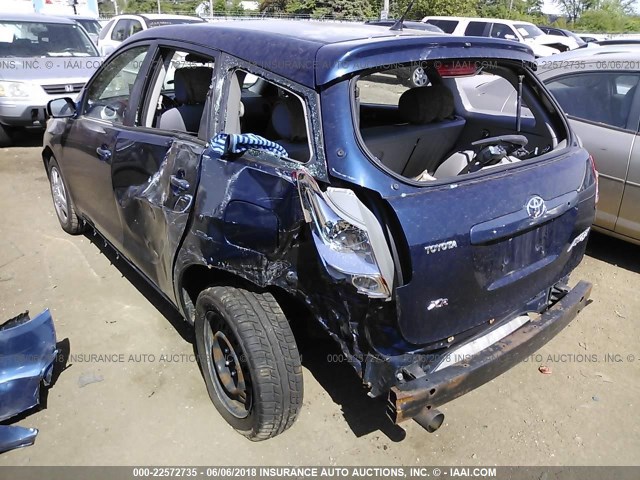 2T1KR32E33C026434 - 2003 TOYOTA COROLLA MATRIX XR BLUE photo 3