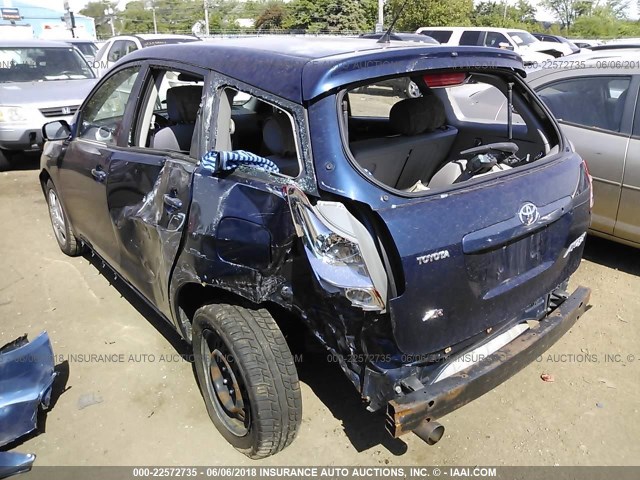 2T1KR32E33C026434 - 2003 TOYOTA COROLLA MATRIX XR BLUE photo 6