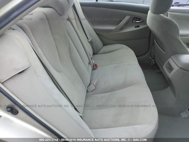 4T4BE46K87R009656 - 2007 TOYOTA CAMRY NEW GENERAT CE/LE/XLE/SE GOLD photo 8