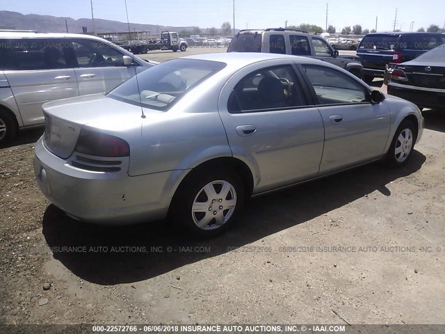 1B3EL46T35N612047 - 2005 DODGE STRATUS SXT TEAL photo 4