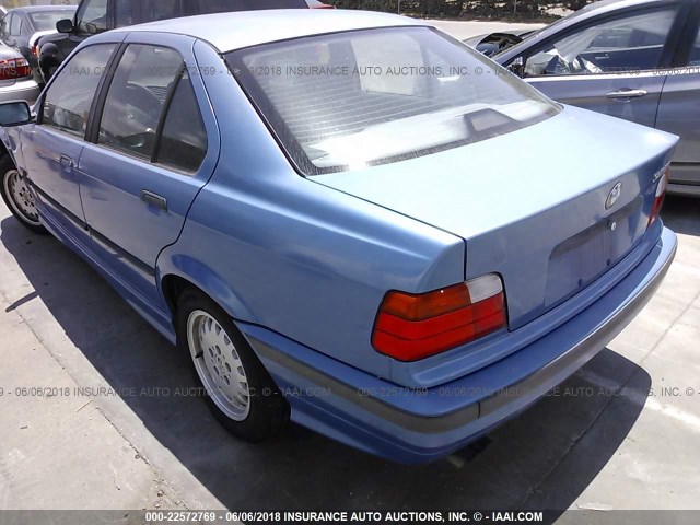 WBACD4321TAV37705 - 1996 BMW 328 I AUTOMATIC BLUE photo 3