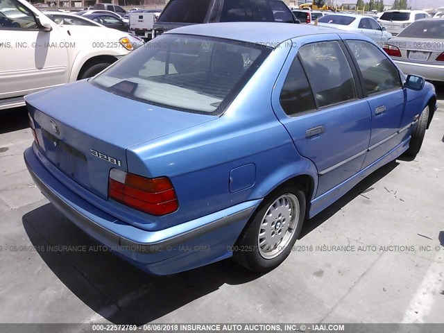 WBACD4321TAV37705 - 1996 BMW 328 I AUTOMATIC BLUE photo 4