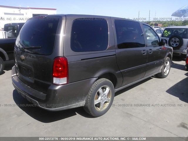 1GNDV23168D173679 - 2008 CHEVROLET UPLANDER LS BROWN photo 4