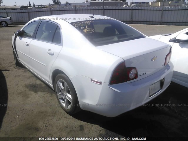 1G1ZG57B69F183852 - 2009 CHEVROLET MALIBU LS 白色 照片 3