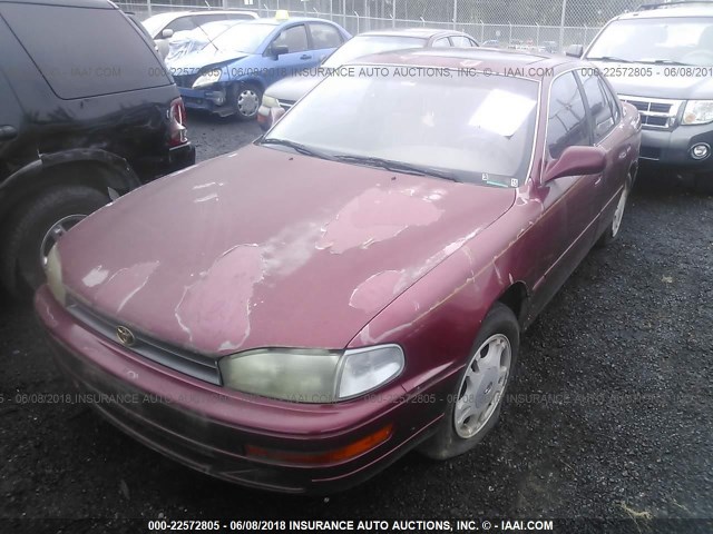 JT2VK13E9P0121920 - 1993 TOYOTA CAMRY XLE RED photo 2