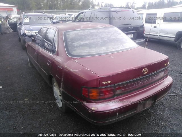 JT2VK13E9P0121920 - 1993 TOYOTA CAMRY XLE RED photo 3